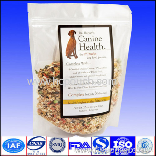 Heat Seal Food Stand Up Pouch 